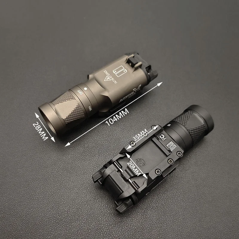 Tactical Flashlight X300V LED and IR Light 850nm Dual Output Outdoor Hunting Scout Light Fit 20mm Rail Metal - Image 4