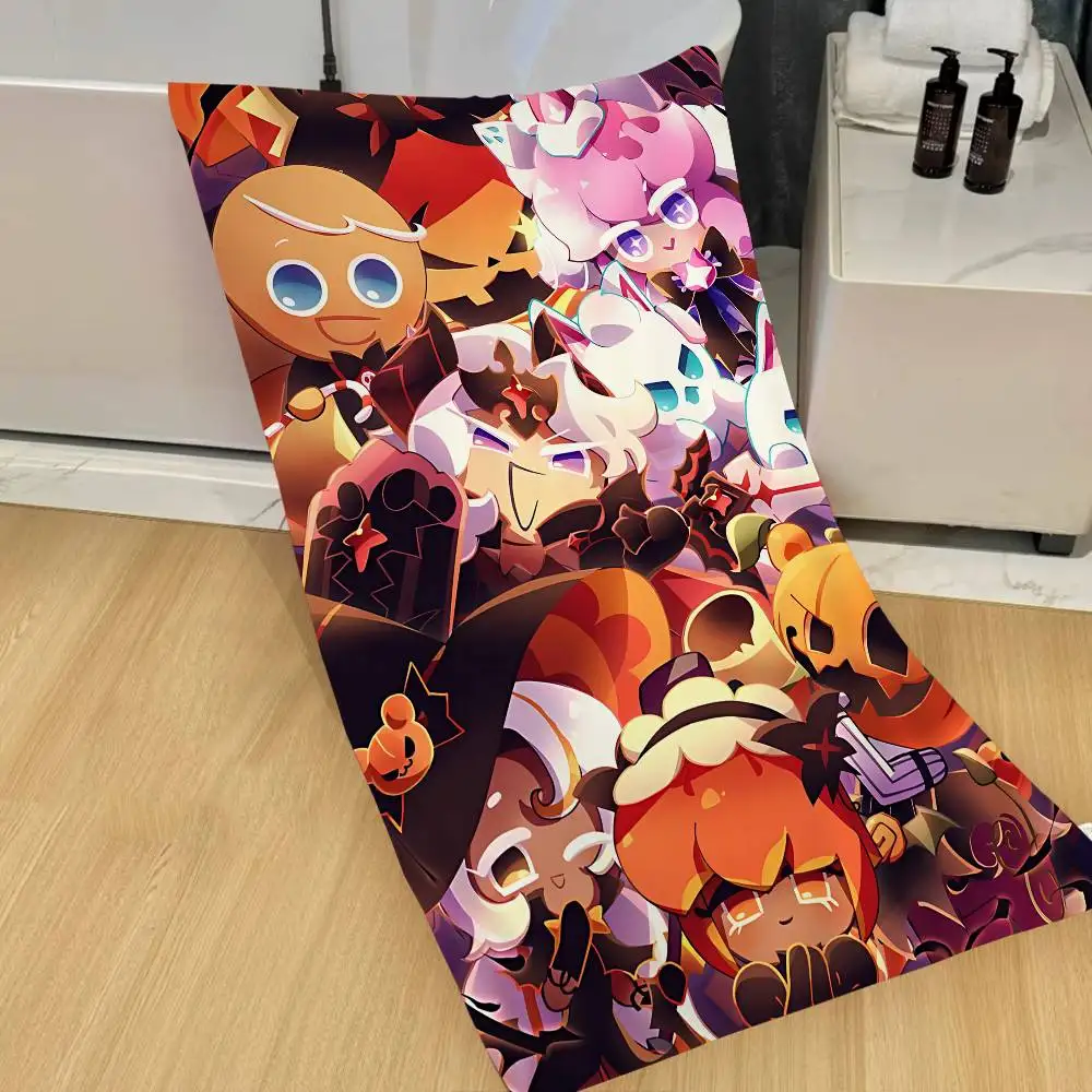 C-Cookie Run K-Kingdom Microfiber Blanket Quick Drying Beach Towels Oversized Printing Super Absorbent Pool Towel Blanket