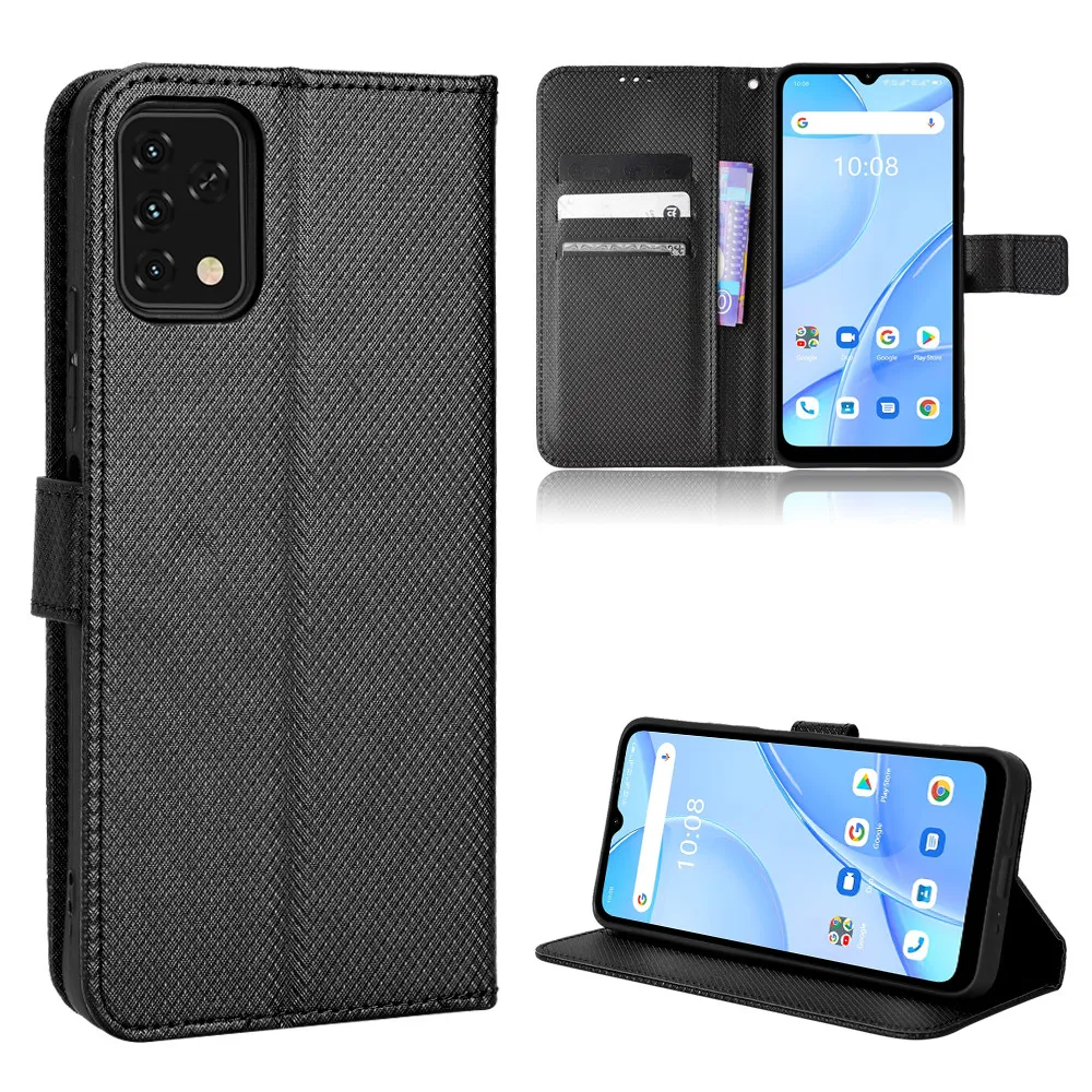 

Чехол для Umidigi Power 5S, роскошный флип-чехол с ромбовидным узором из искусственной кожи, чехол-подставка для Umidigi Power5S, сумка для телефона