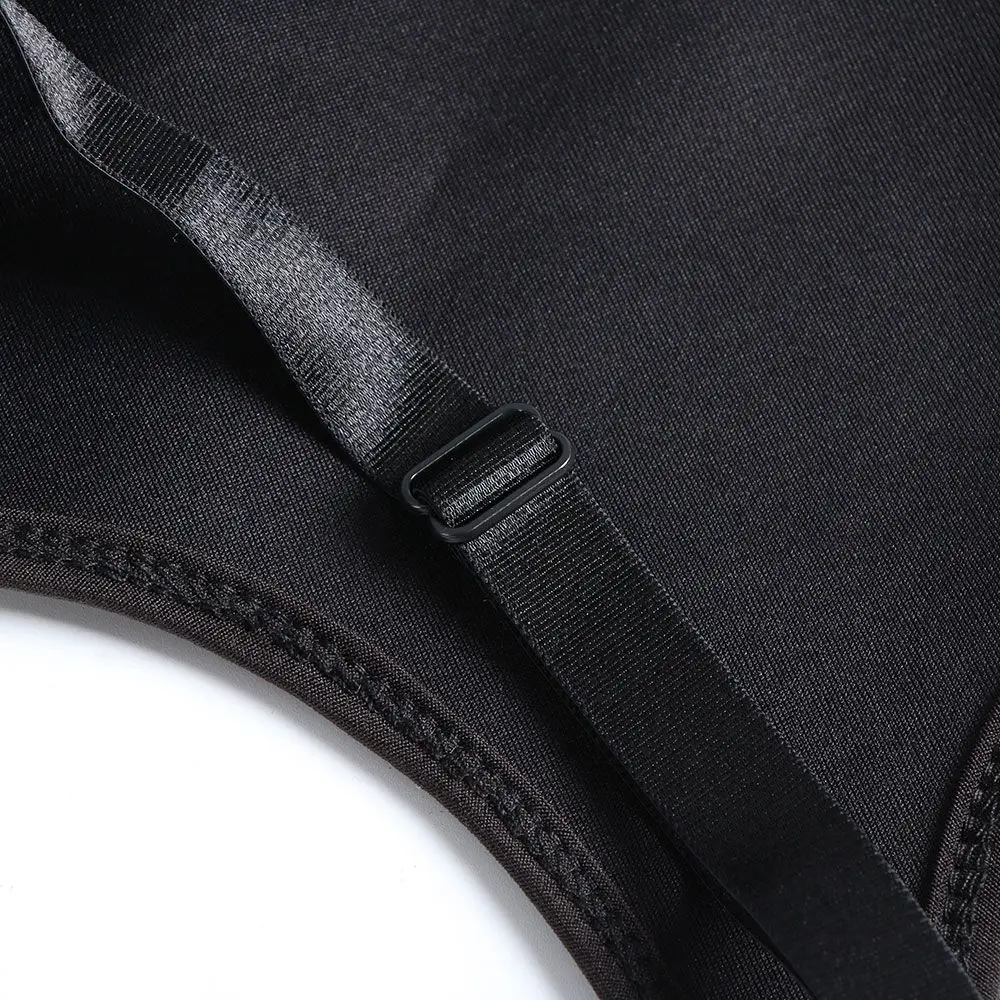 Adjustable Shoulder Strap Waist Trainer Vest Corset Women Zipper Hook Body Shaper Waist Cincher Tummy Control Slimming Shapewear