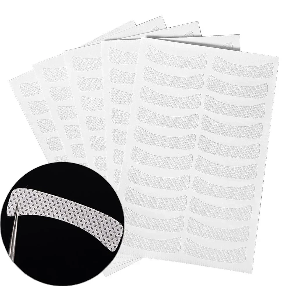 100 pièces bande d'extension de cils tissus Non tissés médicaux patchs cils sous les coussinets pour les yeux greffage de cils Patch spécial pour les yeux