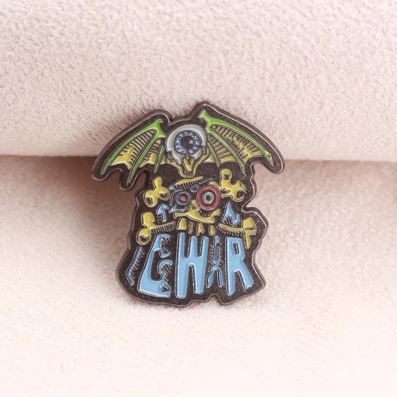 1Pc Unique Bat Enam…