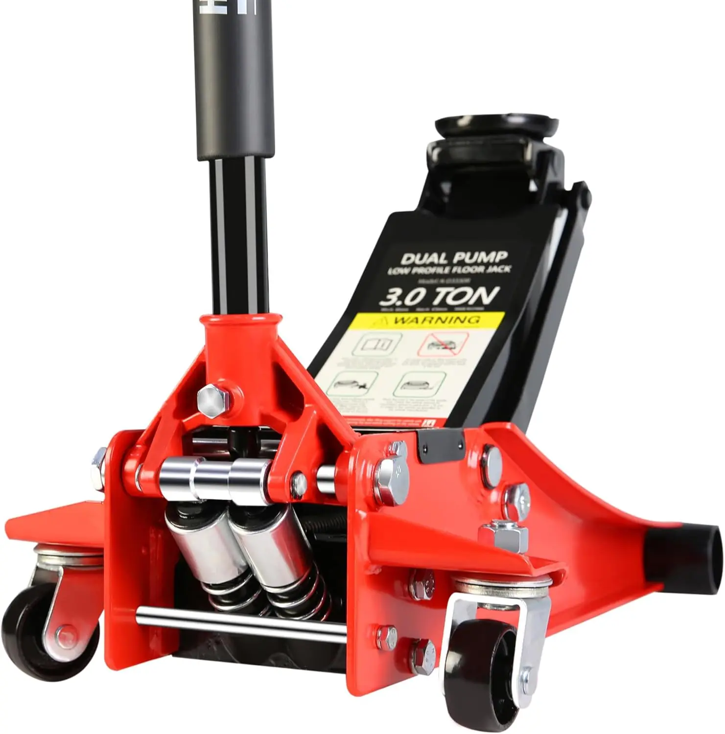 

3-тонный напольный домкрат Автомобильный гидравлический автомобильный домкрат Сверхмощный стальной автомобильный подъемный сервисный домкрат Быстрый подъем для замены шин, низкопрофильный Ra