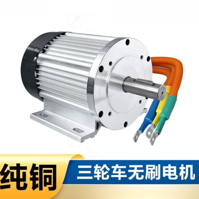 60V 72V 3000W High Power DC Brushless Motor Complete Set For Tricycle,Water Pump,Cleaning Machine,Puffing Machine Modification