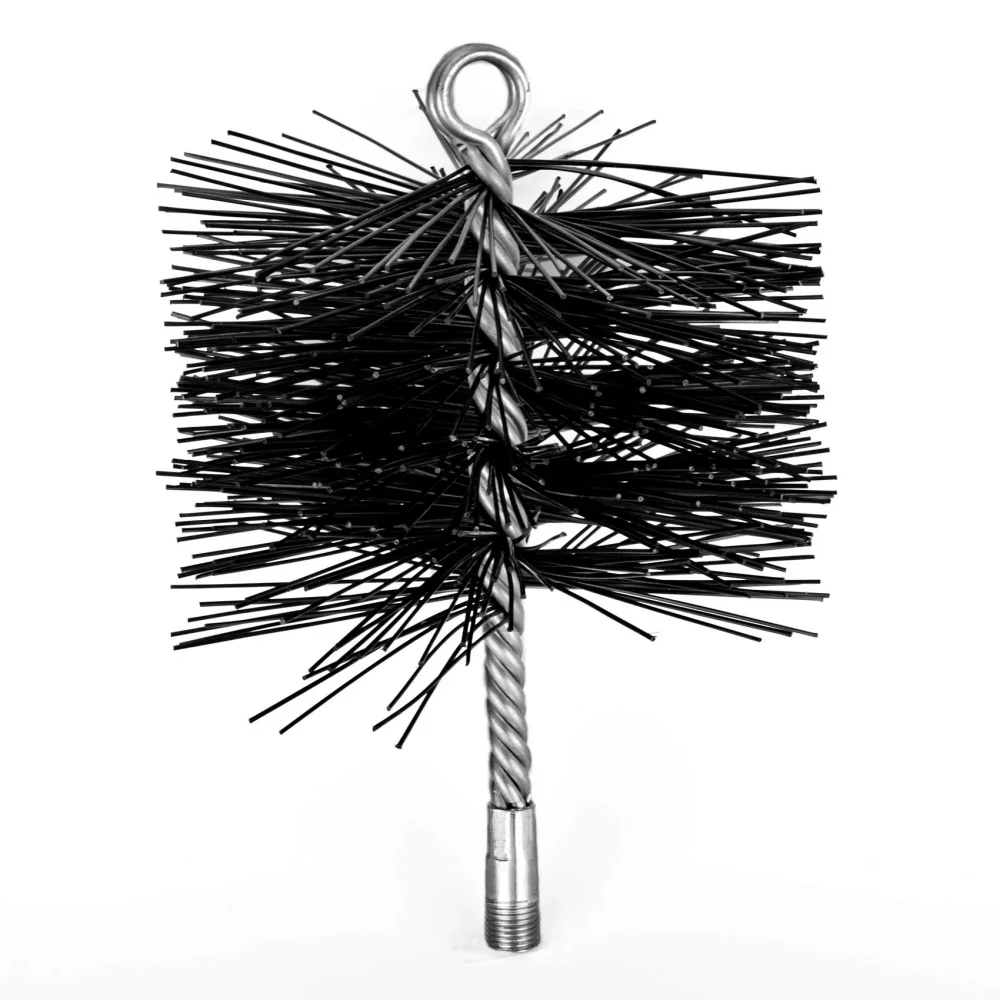 Chimney Cleaning Chimney Brush Flue Cleaner Pipe Decontamination Brush Set Interchangeable Heads Industrial-grade Construction