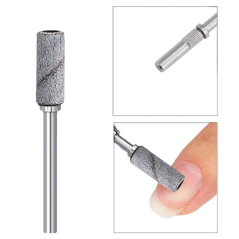 3mm taśmy szlifierskie do paznokci-80/120/180/240 Grit Mini wiertło do paznokci elektryczny pilnik do paznokci akcesoria polerowanie narzędzie do Manicure 50/100 sztuk