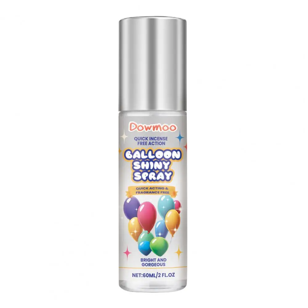 Latex Balloon Polish Spray Latex Balloon Brightener Spray Set for Lasting Gloss Finish Shiny Glow Spray for Balloons Easy to Use