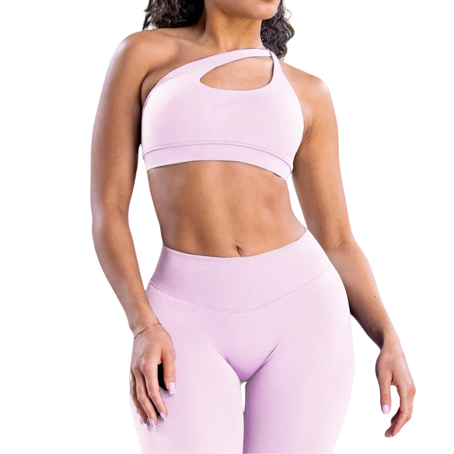 Seamless Push-Up Sports Bra for Women, Halter Top Open Back High Support Yoga Bra, Gym Fitness Underwear