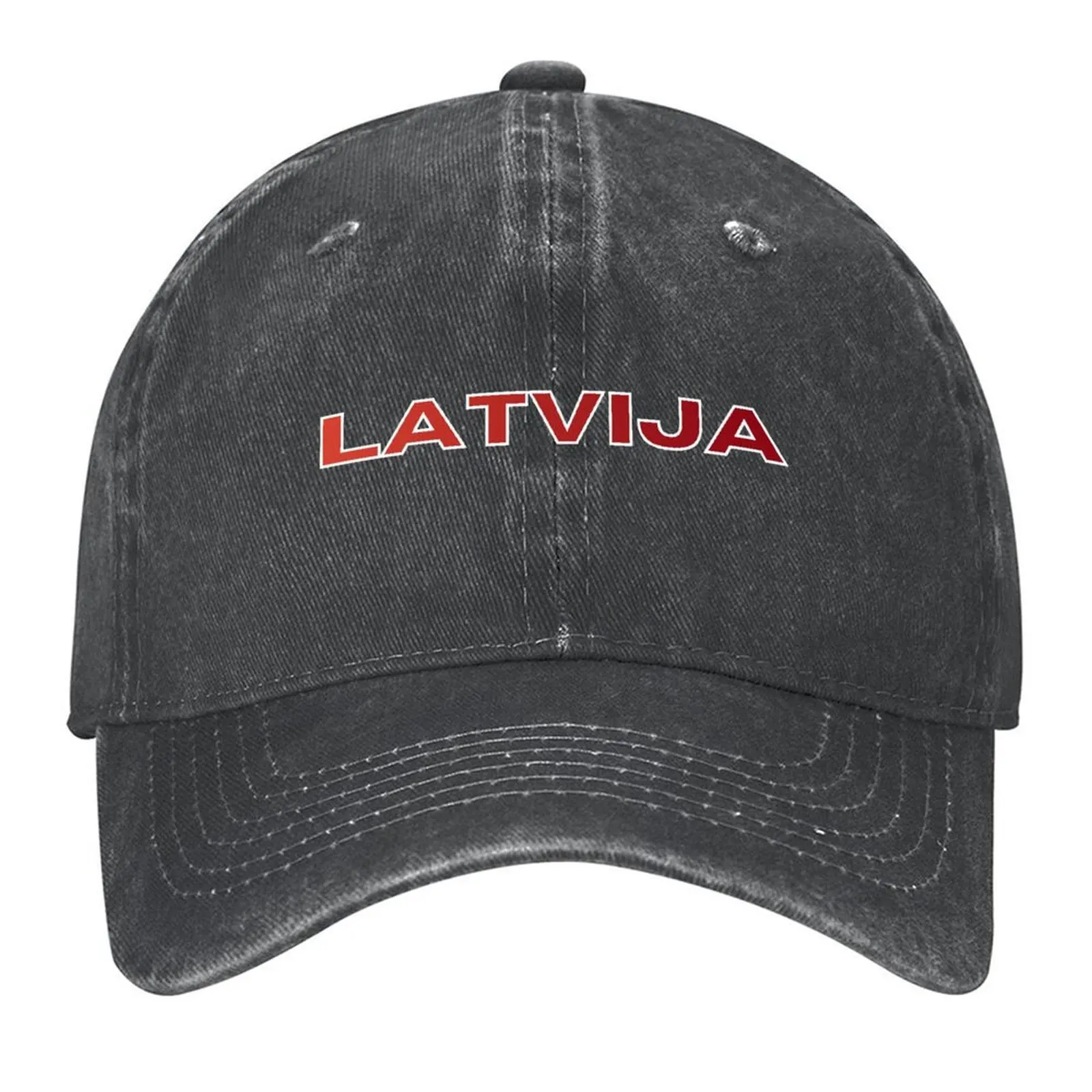 

Latvija Red Latvia Baseball Cap Sun Cap funny hat Hood Designer Hat Mens Tennis Women's