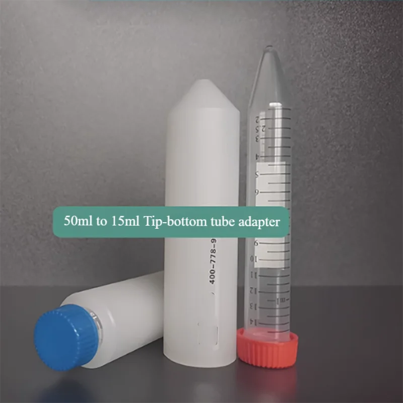 

1PCS Centrifuge adapter angle rotor 50ml tip to bottom to 10ml15ml tip conversion sleeve