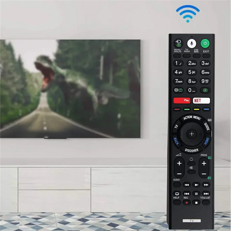 A25M交換用RMF-TX210ES音声リモコン、ソニー製テレビ（Bravia、全機種対応）およびソニー製4K UHD LED LCD HDスマートテレビ用