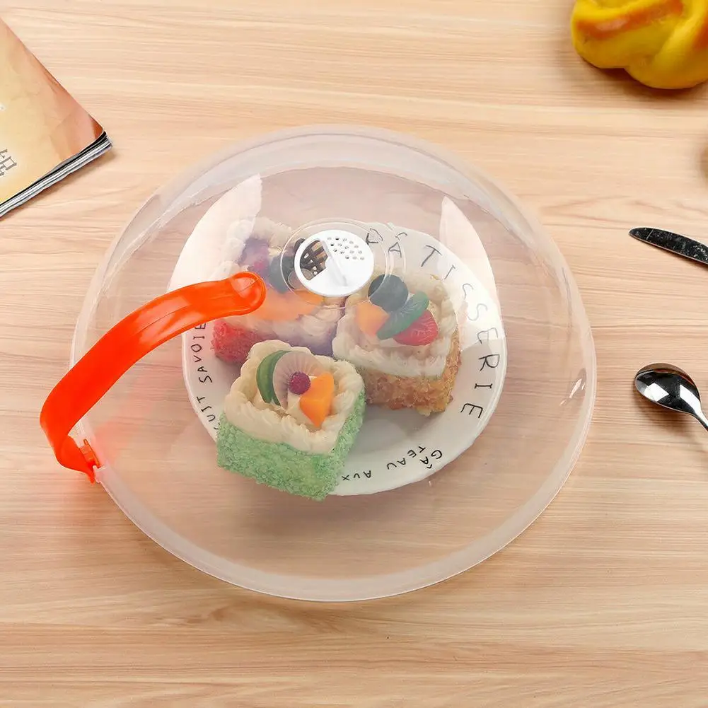 Microwave Food Cover Heat-resistant Food Splatter Guard Microwave Oven Pan Lid Plate Stove Cover Transparent Anti-Splash Cover - view 2