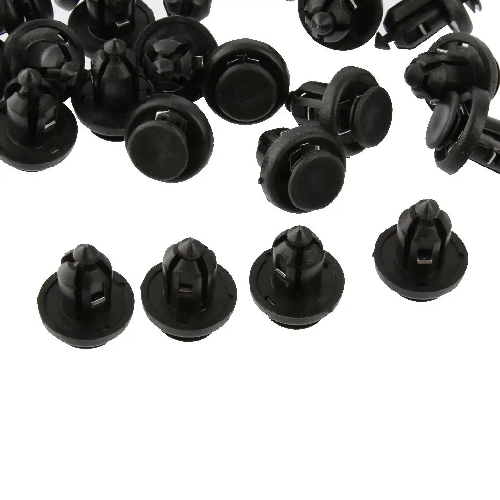 Fastener Rivets Plastic Retainer Clip Set Bumper Splash Shield Push-type Accessories for Honda 91506-S9A-003