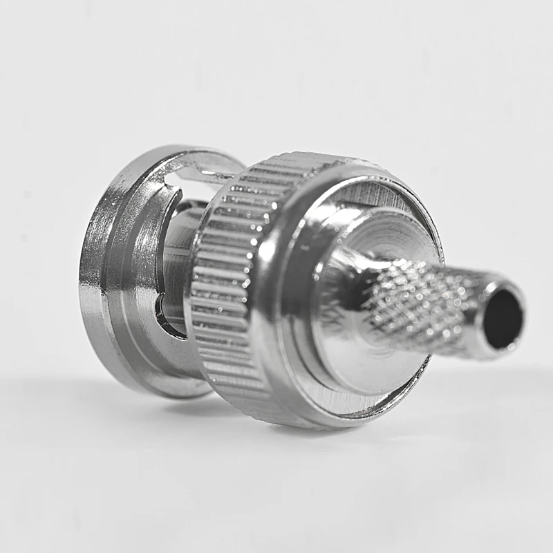 BNC Stecker Fenster Gerade Crimp für RG174 RG316 RG179 Kabel Stecker