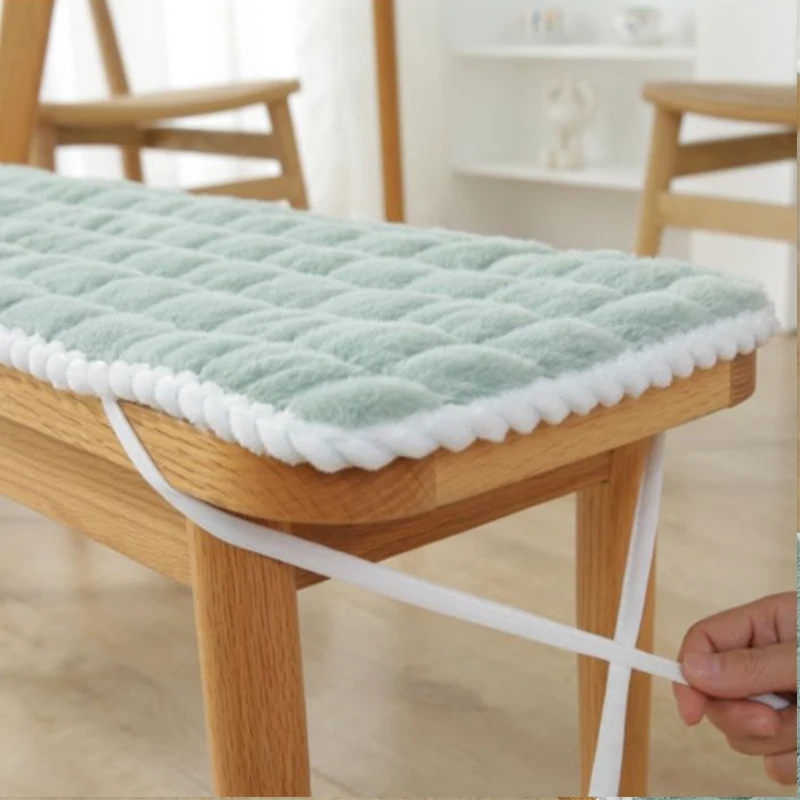 وسادة مقعد قطيفة ناعمة تحافظ على دفء غطاء المطعم غطاء كرسي قابل للتخصيص لمقعد غرفة الطعام مقعد الشرفة #2