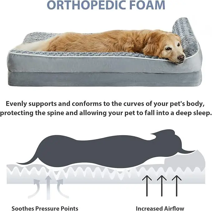 Cama acolchada desmontable y lavable para gatos y perros - imagen 2