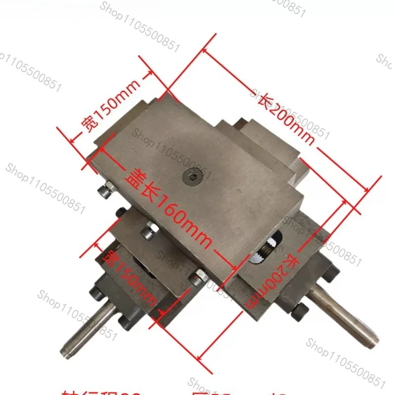 Cross Slide Screw Slide XY Axis Miniature Dovetail Slide Module Movable Platform