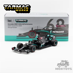 Tarmac Works 1:64 2020 F1 MB W11 EQ No63 G.Russell Sakhir Grand Prix Diecast Model Car