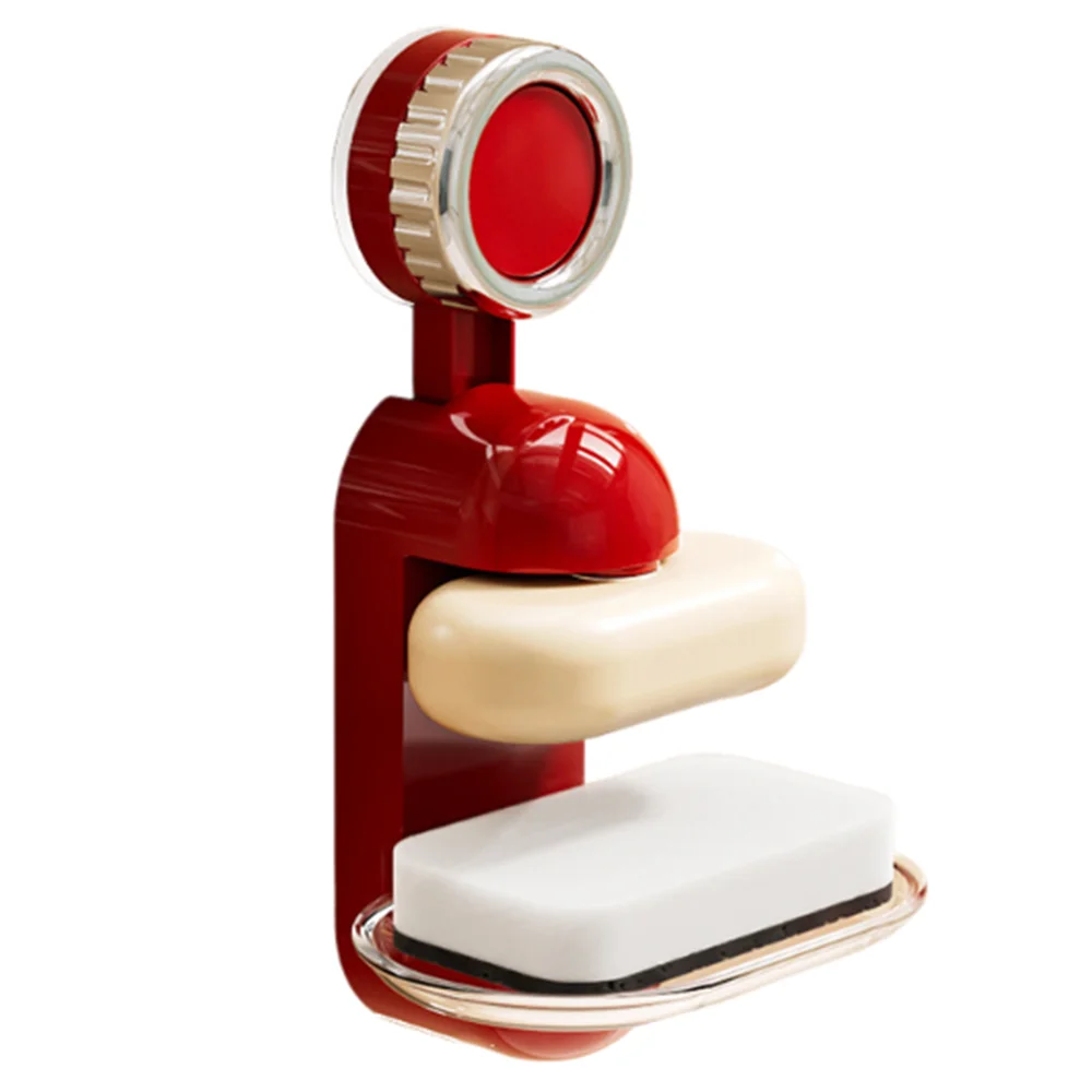 

Magnetic Suction Cup Soap Holder Creative Detachable Sponge Storage Stand Punch-Free Moisture-proof Soap Containers Household