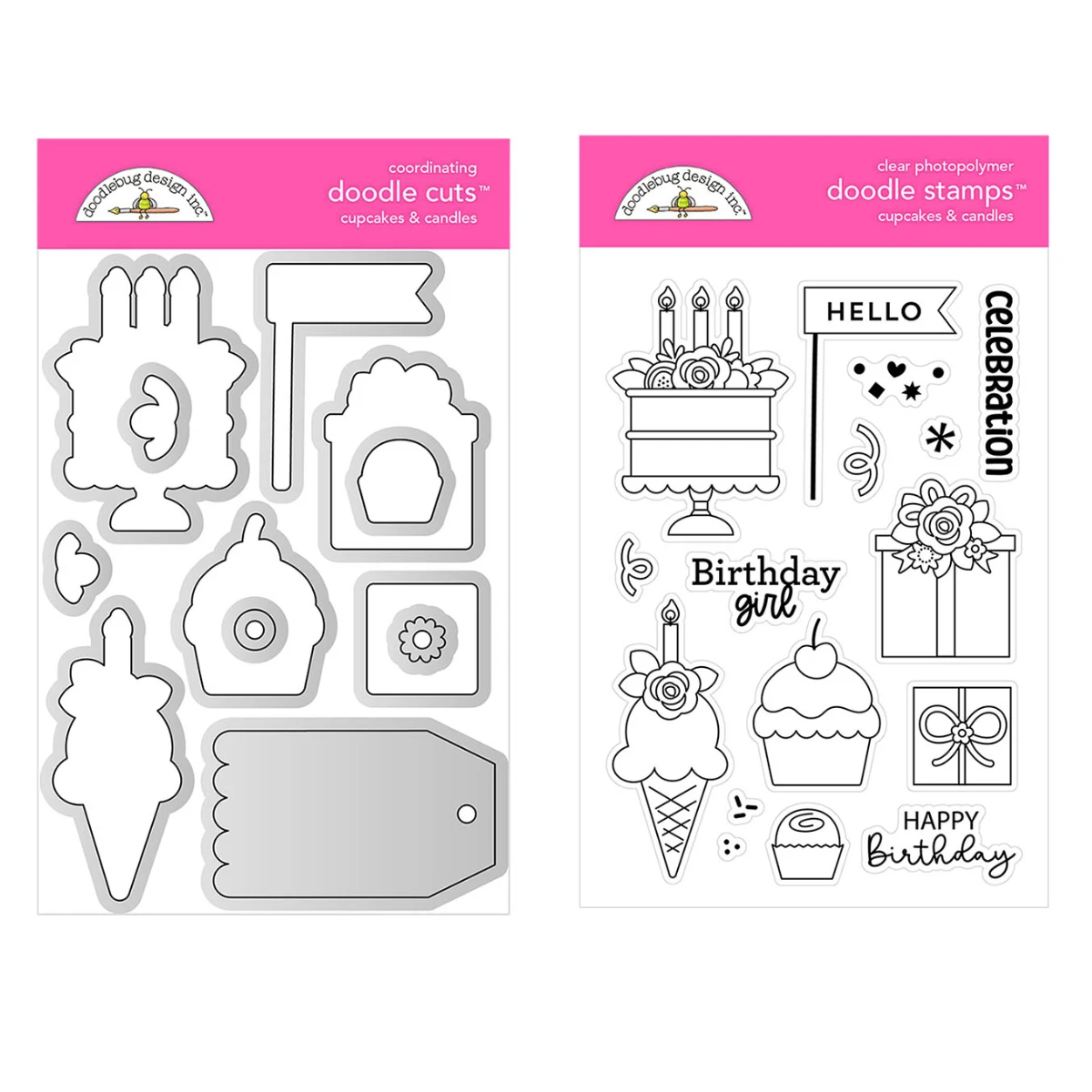 Birthday Cupcakes Surprise Party Metal Die Cutting Dies For DIY Scrapbooking Album Decorative Embossing DIY Paper Cards Making