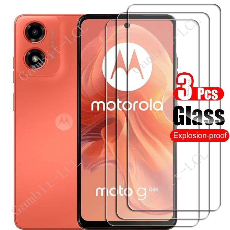 

1-3 шт. закаленное стекло для Motorola Moto G04 Защитная пленка для MotorolaMotoG04 motog04s E14 6,56 "Защитная крышка для экрана