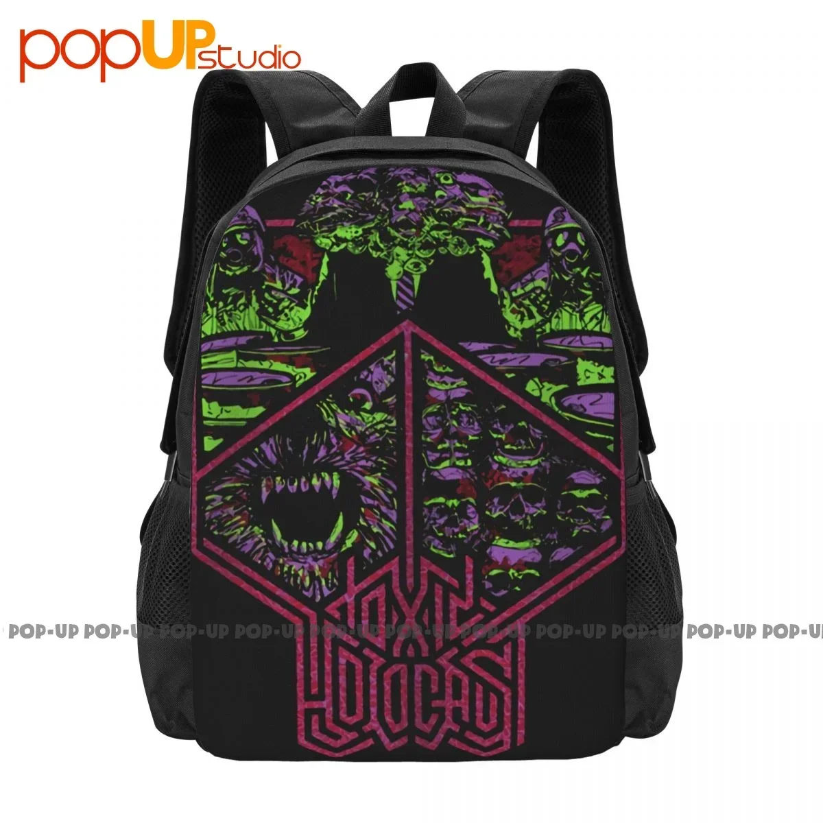 Toxic Holocaust American Thrash Metal Band Magic Stick Detroit Backpack Large Capacity Bookbag Riding Backpack