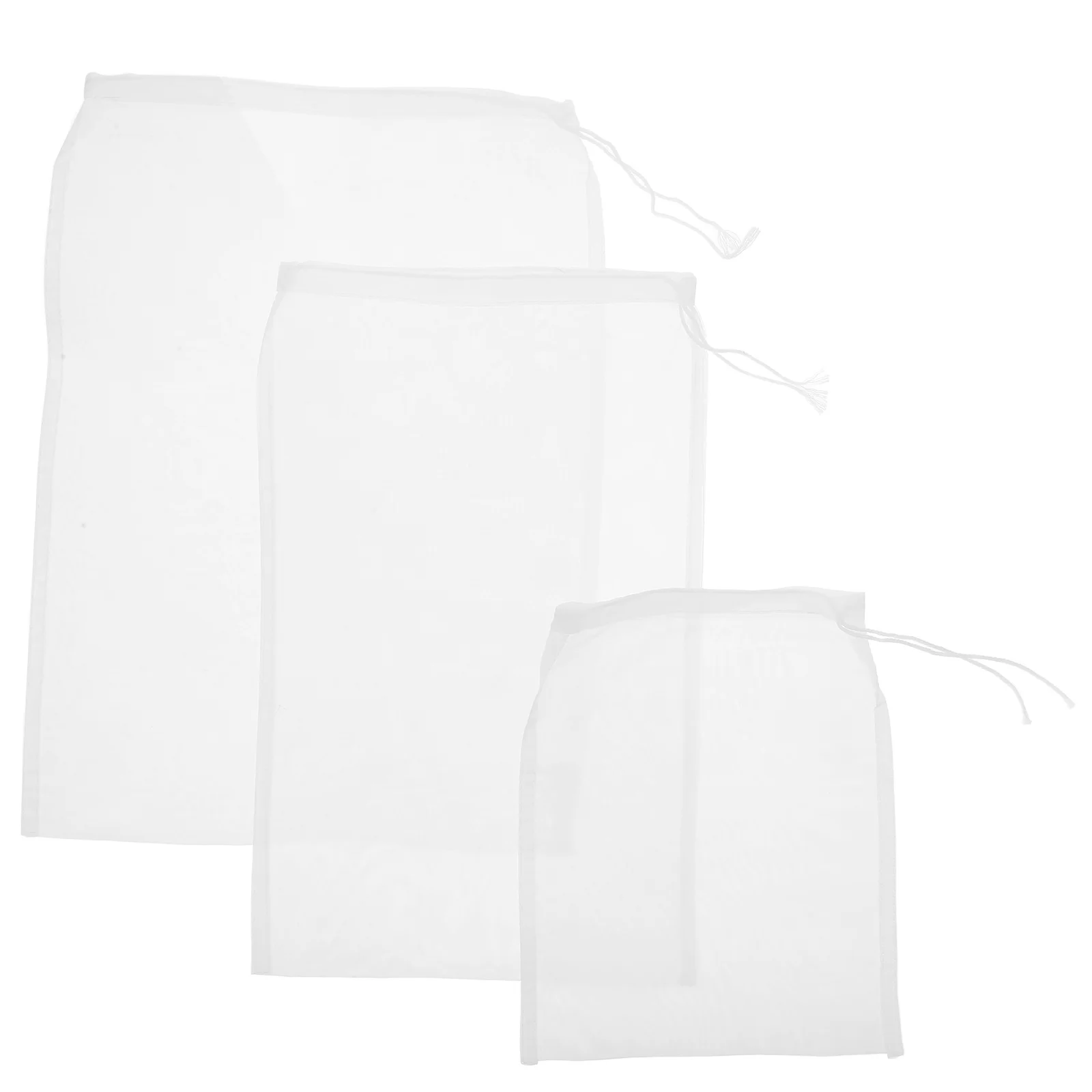 

3Pcs Nut Milk Bag Extra Fine Mesh Strainer Multifunctional Kitchen Filter for Juices Soy Milk Yogurt Colander Filter Bag