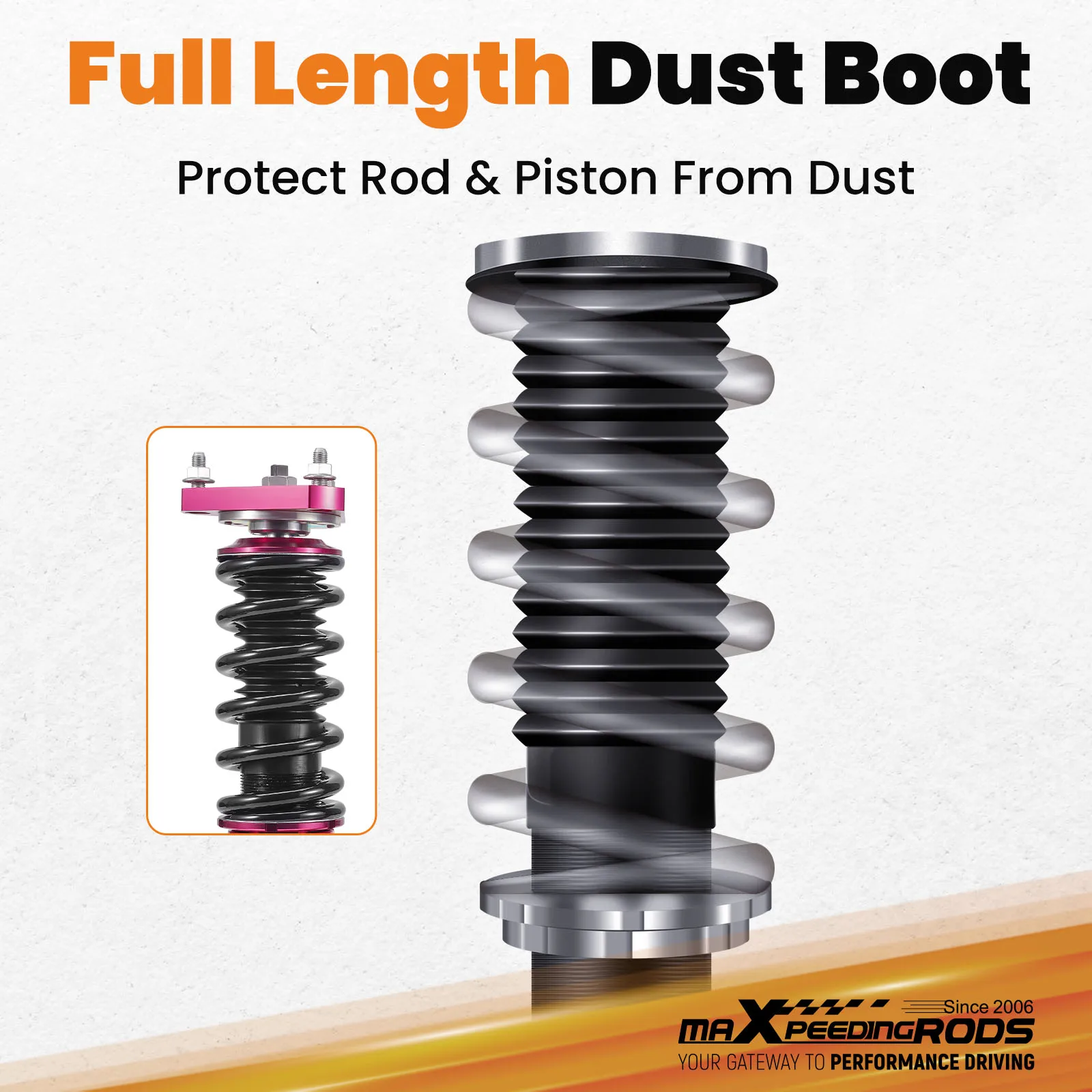 

MaXpeedingrods Coilovers Suspension Kit for Honda Civic Si 2014-15 Adjustable
