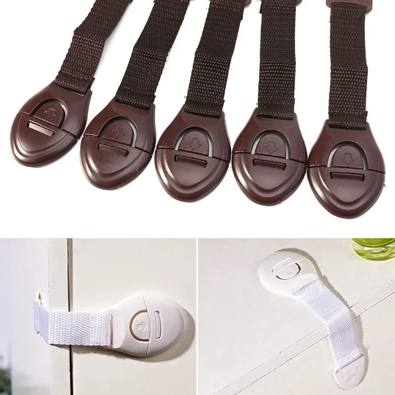 10 stücke Kinder Sicherheit Türschloss Kind Sicherheit Schrank Schloss Baby Proof Sicherheit Schutz Schublade Tür Schrank Schloss Kunststoff Schutz – Detail 9