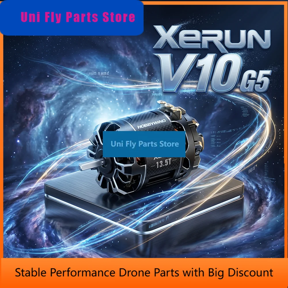 UniFlyHOBBYWING XERUN V10 G5 13.5T 17.5T TORQUE Sensored Brushless Motors For 1/10 RC Model Car Racing Accessories