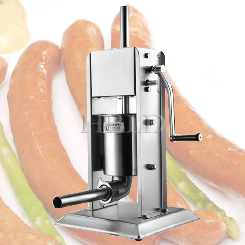 

10L Manual Sausage Filler, All Stainless Steel Electric Meat Grinder