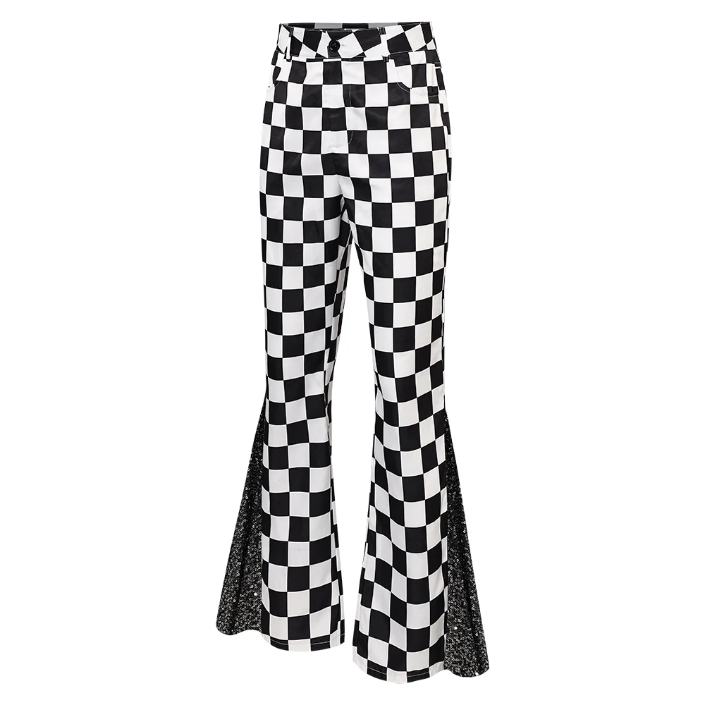 Pantalon de Cosplay Rétro Chang des Années 70 et 80 pour Homme, Tenue de Carnaval d'Halloween, Vintage, Fantaisie, Bas Évasé, pour ix, Scène