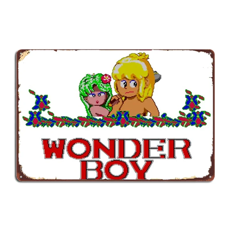 Wonder Boy Metal Signs Wall pub pub Garage create Plaques Tin sign Posters