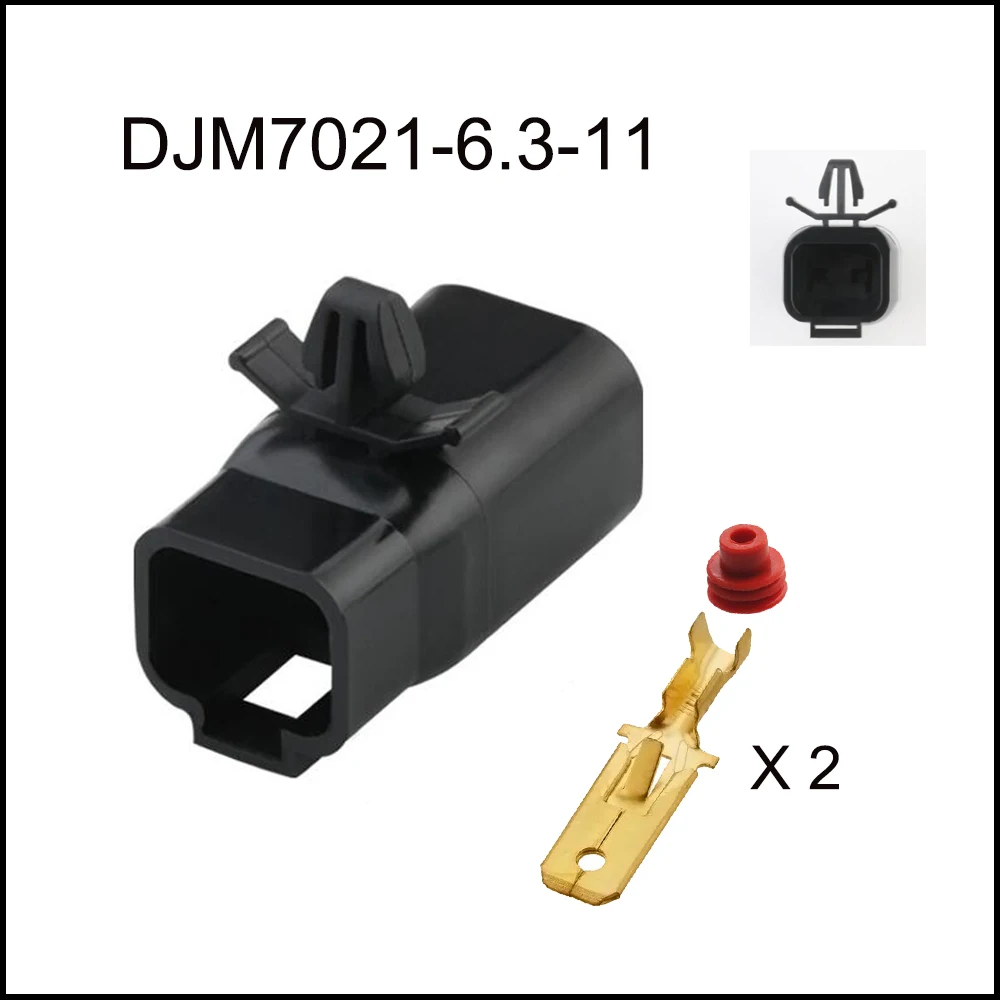 Imagem -06 - Conector de Cabo Impermeável Automático Plugue Automotivo Soquete Masculino Família Terminal Seal Pin Dj702286.311 21 100set