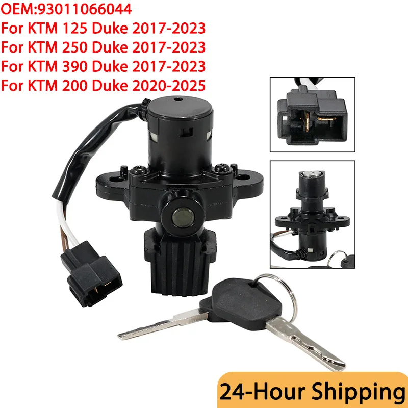 Motorcycle Ignition Switch Lock Key Sets For KTM 125 Duke 250 Duke