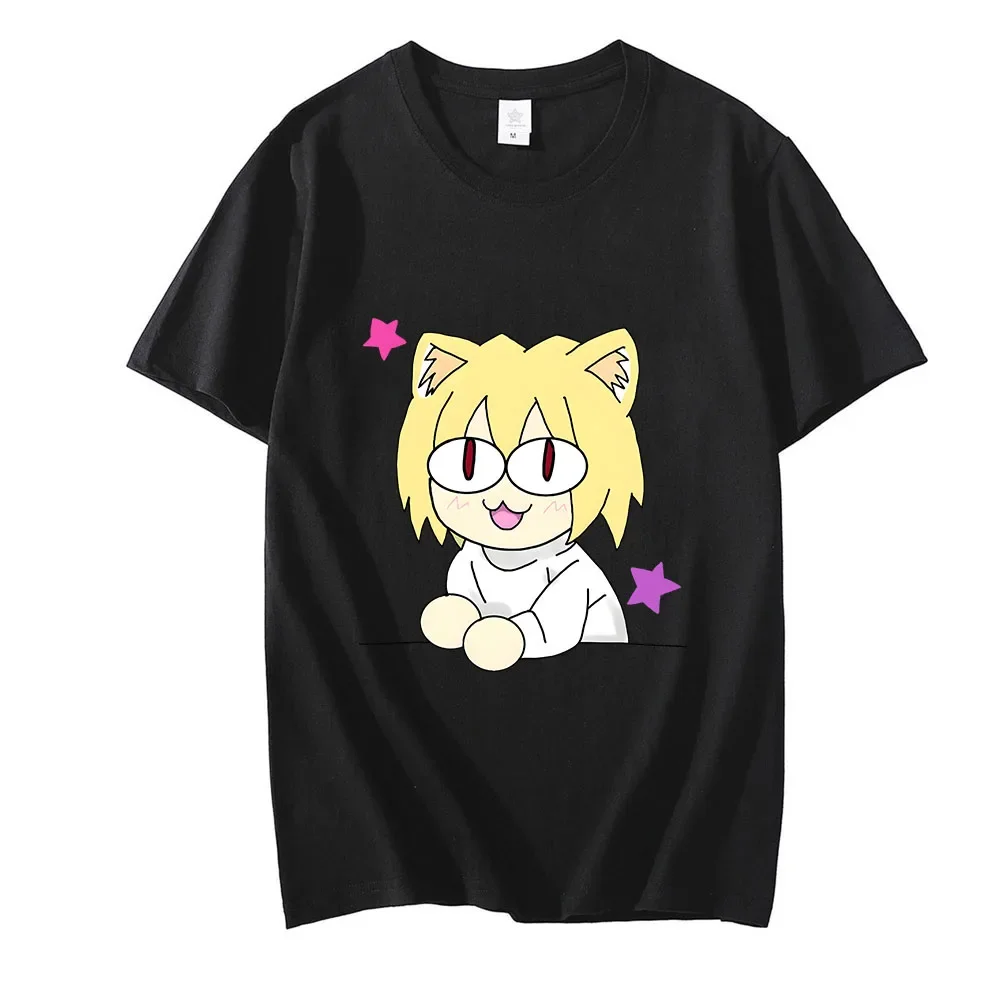 Melty Blood Neco Arc Cartoon Men and Women T Shirt Pure Cotton 2023 New Arrival Summer Unisex Binary Anime Tops High-quality Tee