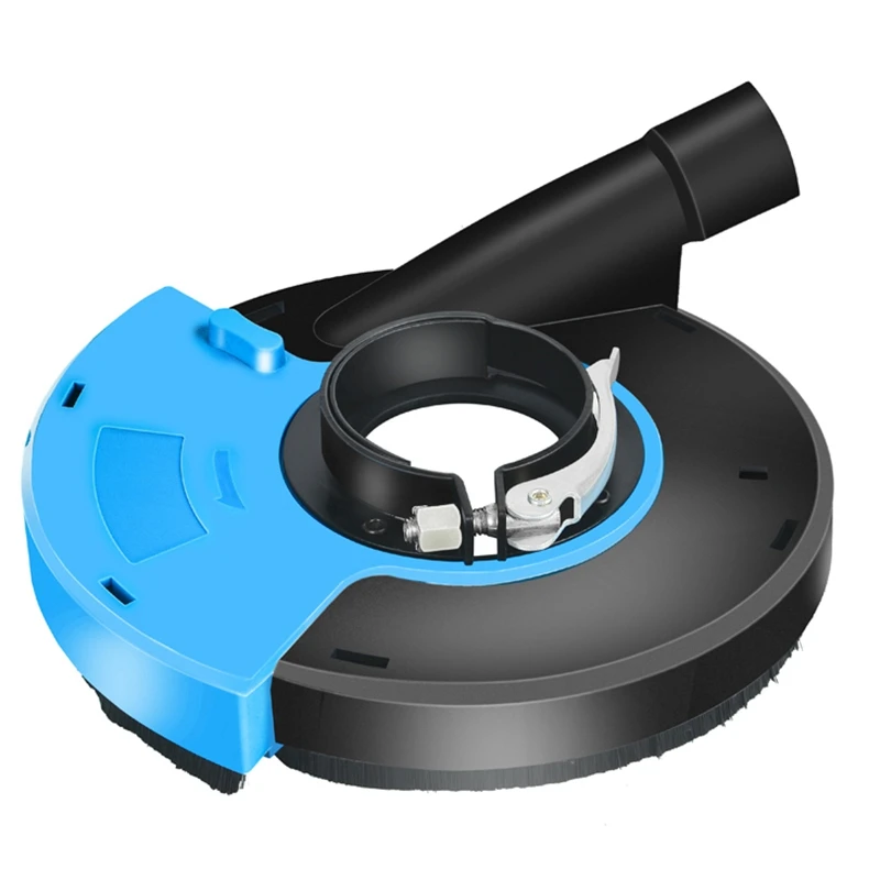 A20I 5 Inch Angle Grinder Dust Shroud Cover Tools For Concrete Marble Engineered Stone Grinding Dust Collection