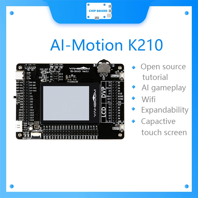 Yahboom Ai-motion K210 Development Board Kit With Machine / Risc-v Face Recognition Camera