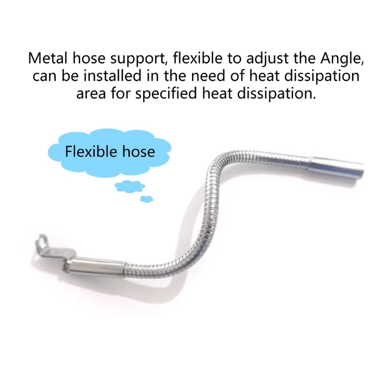 Adjustable Fan Mount Flexible Cooling Support for Gaming Rigs and Home Offices P9JB