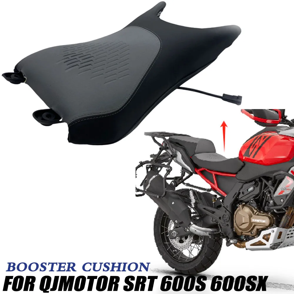 For QJMOTOR SRT 600S SRT600S SX Booster cushion 30mm Motorcycle Seat Lowering Pad Comfort Ride Seat Cushion Heated Seat Cushion