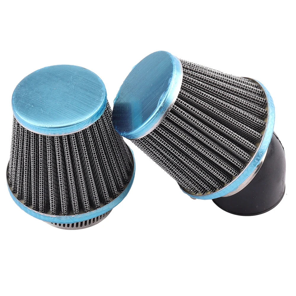 Motorcycle Mushroom Head Air Filter 35/42/48/50/60mm Universal Air Intake Cleaner For 50cc-140cc ATV Dirt Pit Bike Scooter