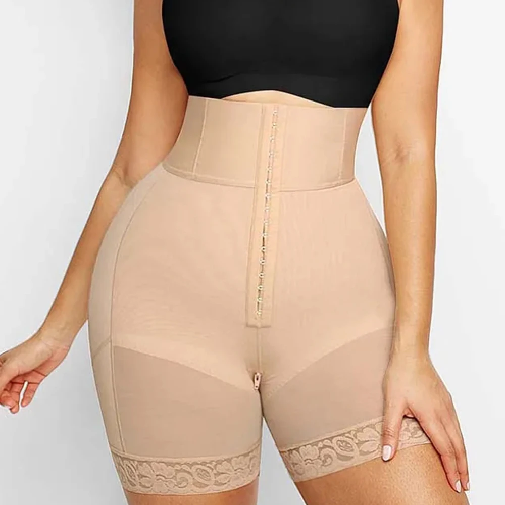 

3 Boned Sculpt High Waist Booty Shorts High Waist Shaping Shorts for Women, Tummy Control Underwear for a Flawless Silhouette