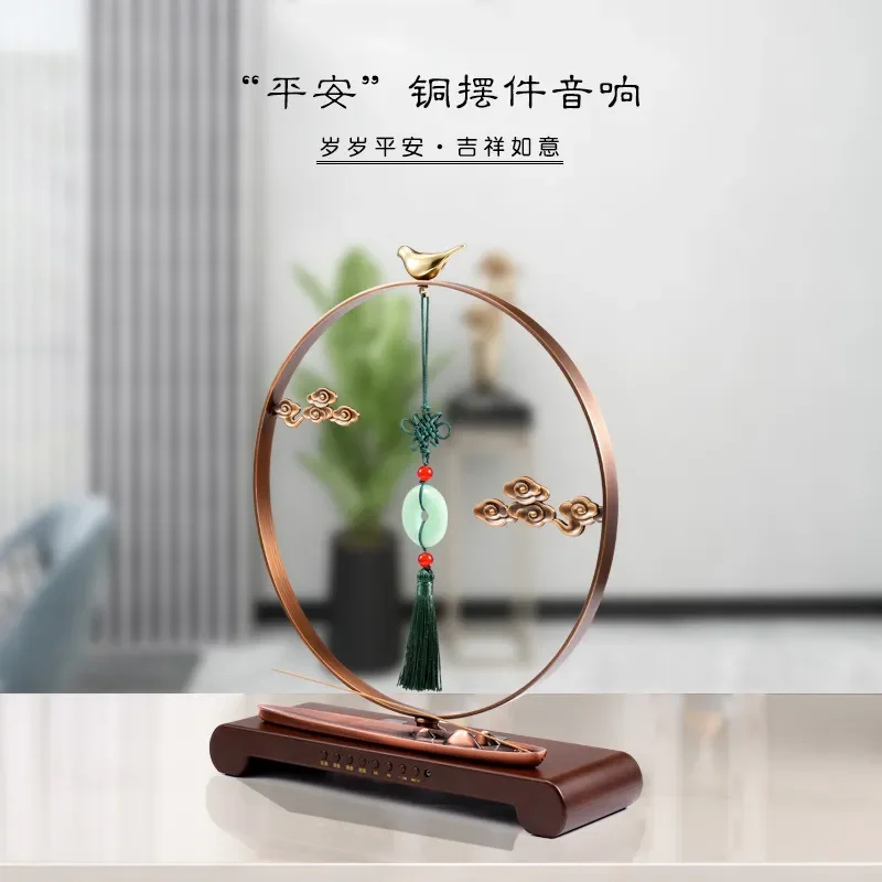Chinese Style Zen Home Decor Creative Entrance Ornament Living Room Wine Cabinet Display Handicraft Hotel Soft Decoration