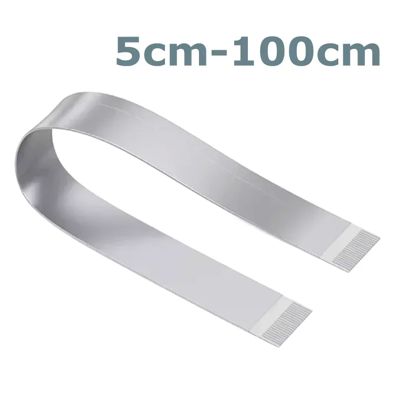  VGA Ultra-thin Flexible Ribbon Cable DIY VGA Male to Ffemale Plug 90 Degree Right Angle Elbow Computer Connection Monitor