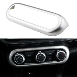 ABS Car Center Console Air Conditioning AC Switch Button Panel Frame Sticker Cover for Nissan Kicks 2017 - 2022 Accessories