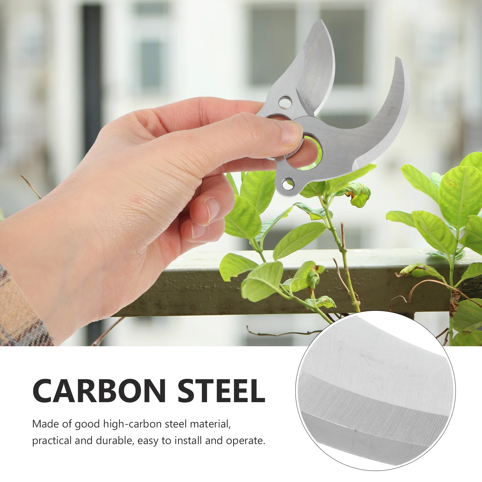 

2Pcs Electric Pruning Shear Cutter High Hardness Wear Resistant Blades for Landscaping Pruning Shear Cutter Supplies Garden