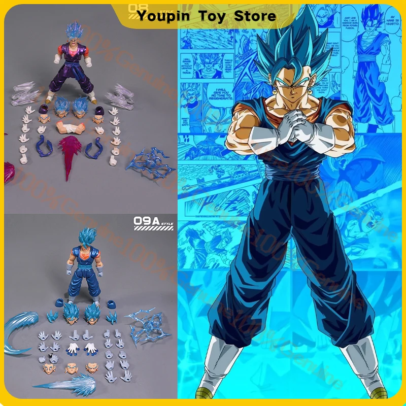 

In Stock Yg-Mw Toys Vegito Action Figure Ygmw 08 09a 09b Vegeta Dragon Ball Shf Super Saiyan God Oc Action Model Toys Figures