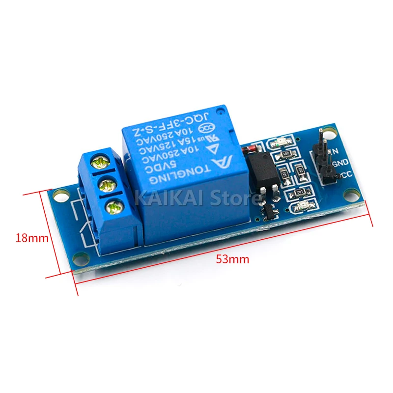 1 Channel 5V relay module with optical coupling isolation relay MCU expansion board high / level trigger