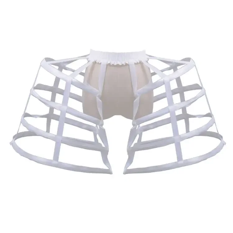 Jupon Victorien Baroque pour Femme, Cages d'arrête, 5 Cerceaux, Jupe Jos, Sous-jupe pour Bol