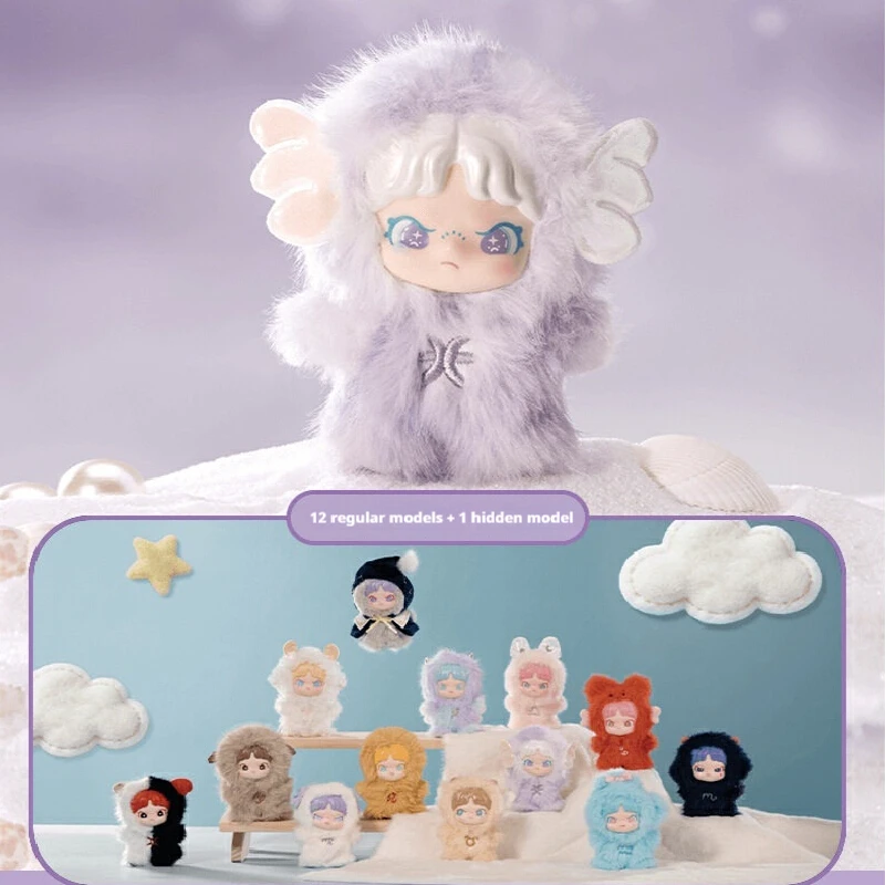 

Anime Spot Dora Zodiac Story Series Vinyl Keychain Blind Box Toys Kawaii Dora Collections Pendant Deor Toy Mysterious Box Gifts